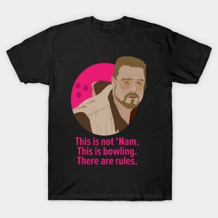 Walter Sobchak - Bowling Rules in 'The Big Lebowski' Tribute T-Shirt